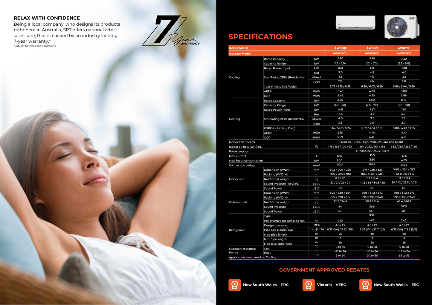 AW073 - 7.3 kW AC Split System